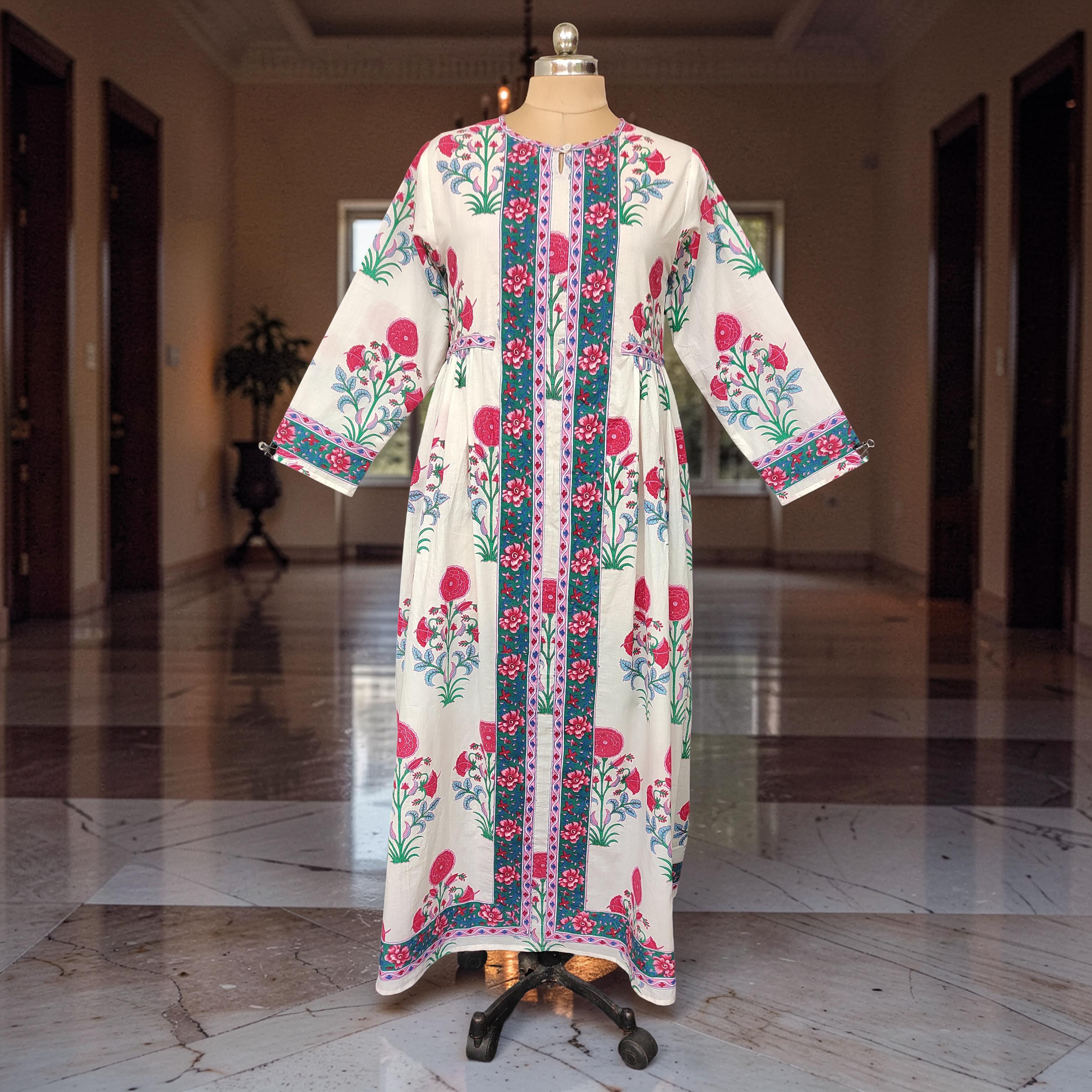 Bhopali Cotton Dress Jalabiya