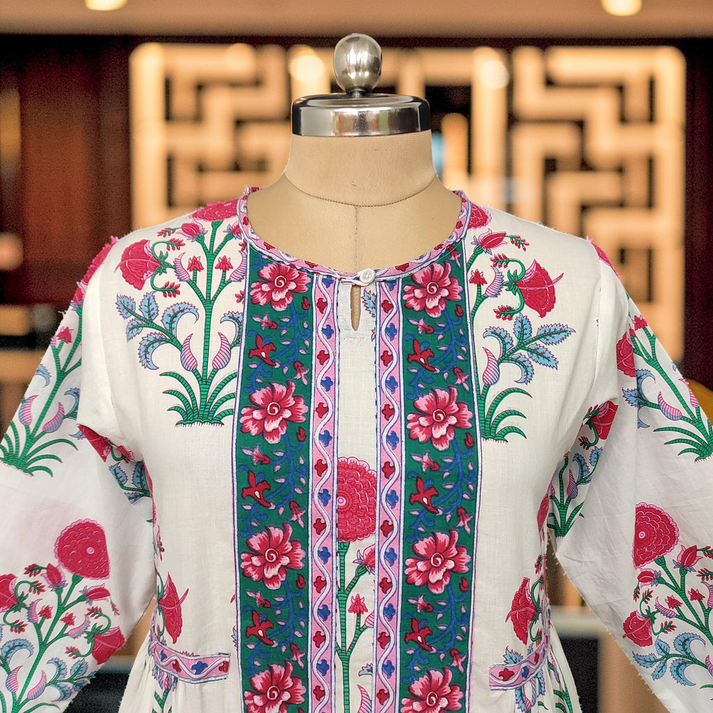 Bhopali Cotton Dress Jalabiya