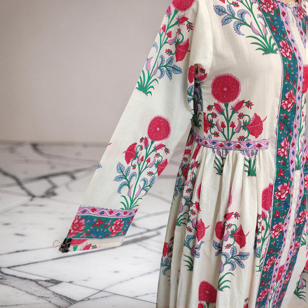 Bhopali Cotton Dress Jalabiya