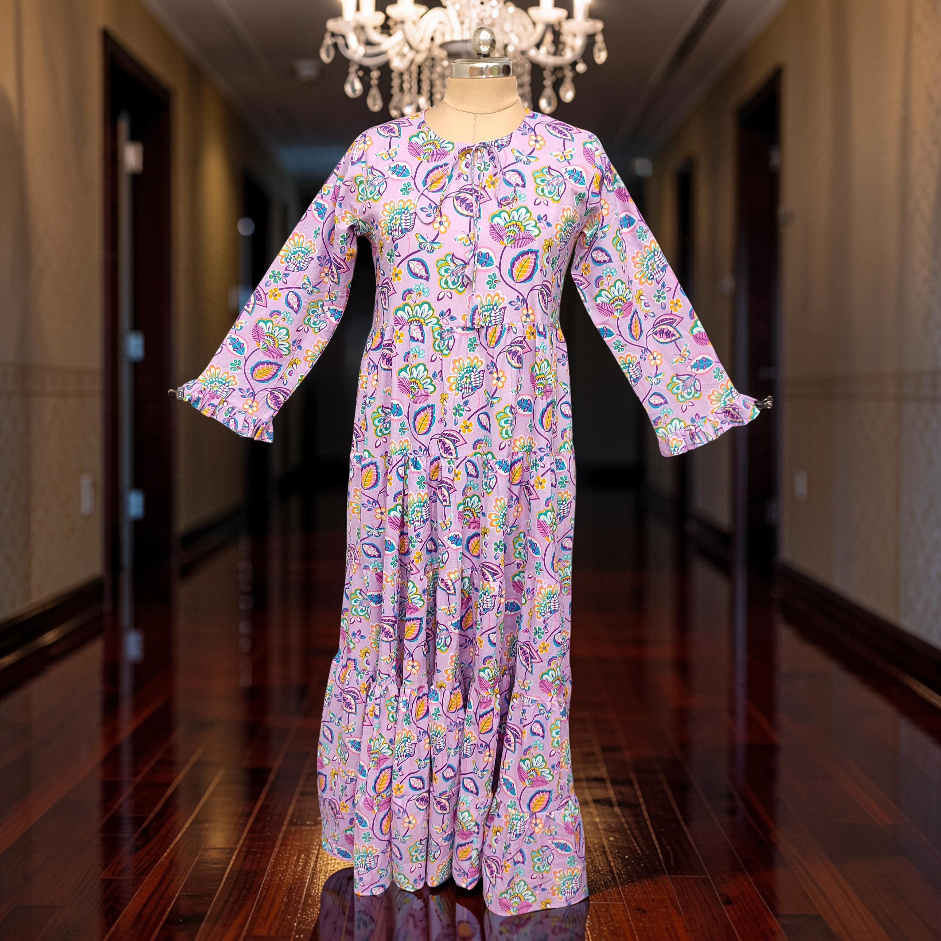 Razia Cotton Dress Jalabiya