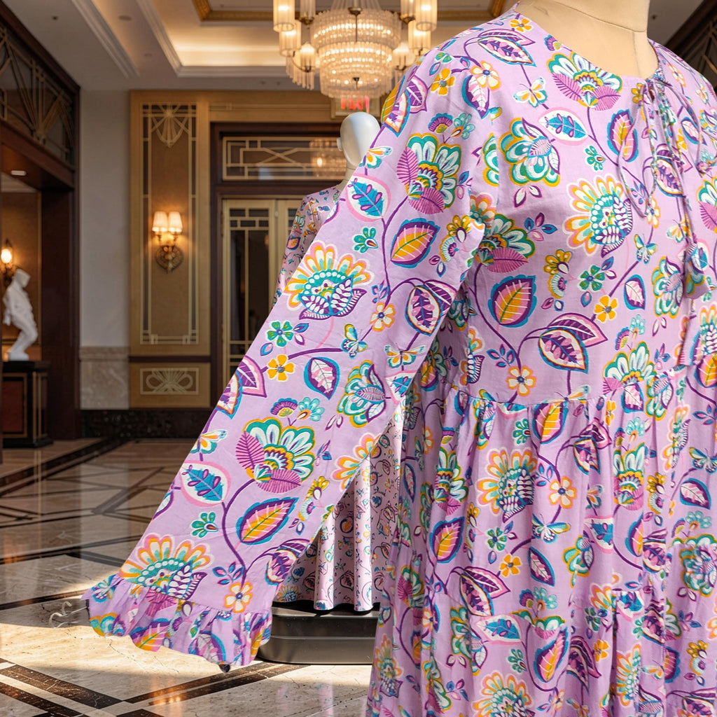 Razia Cotton Dress Jalabiya