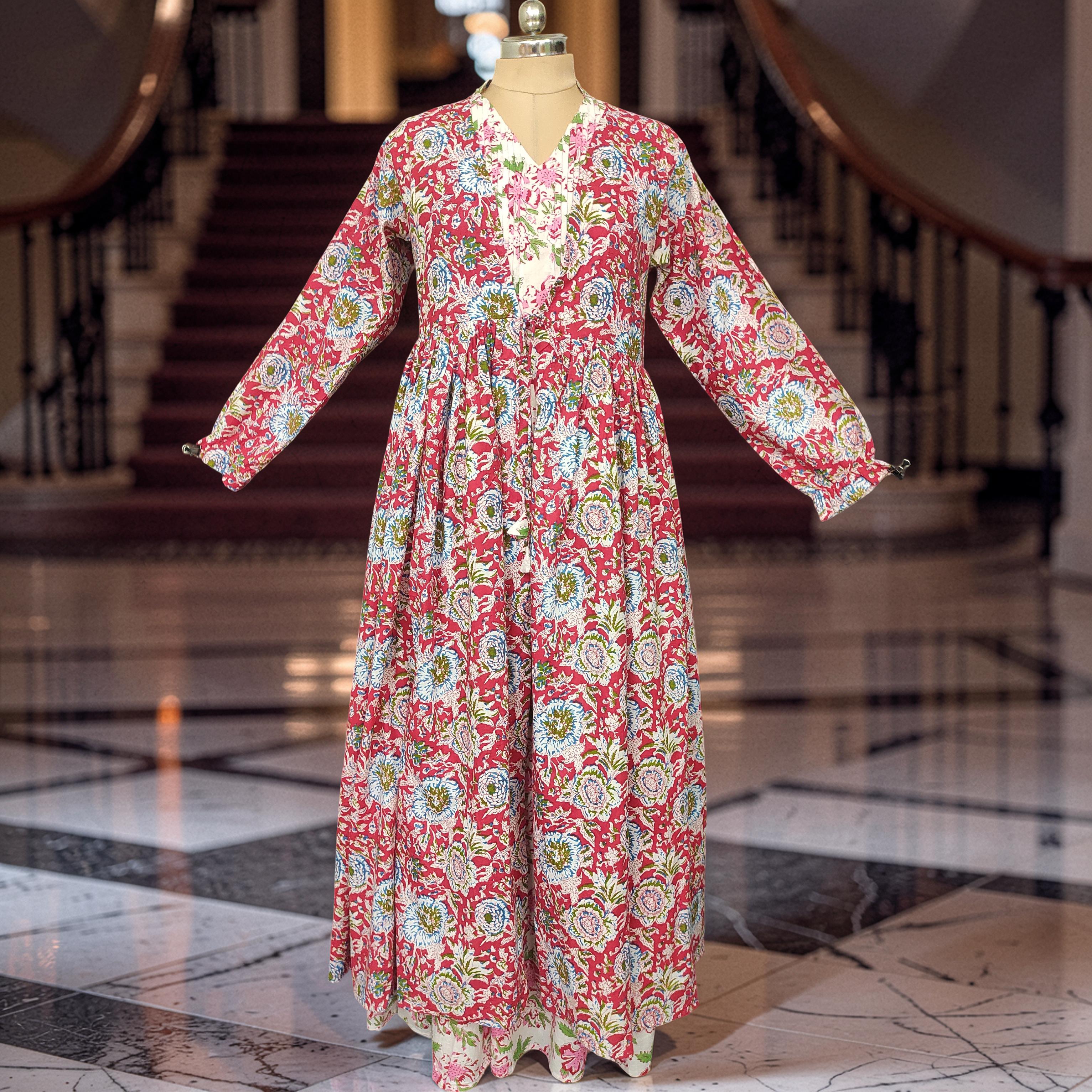 Fahima Cotton Dress Jalabiya 3 Pieces Set