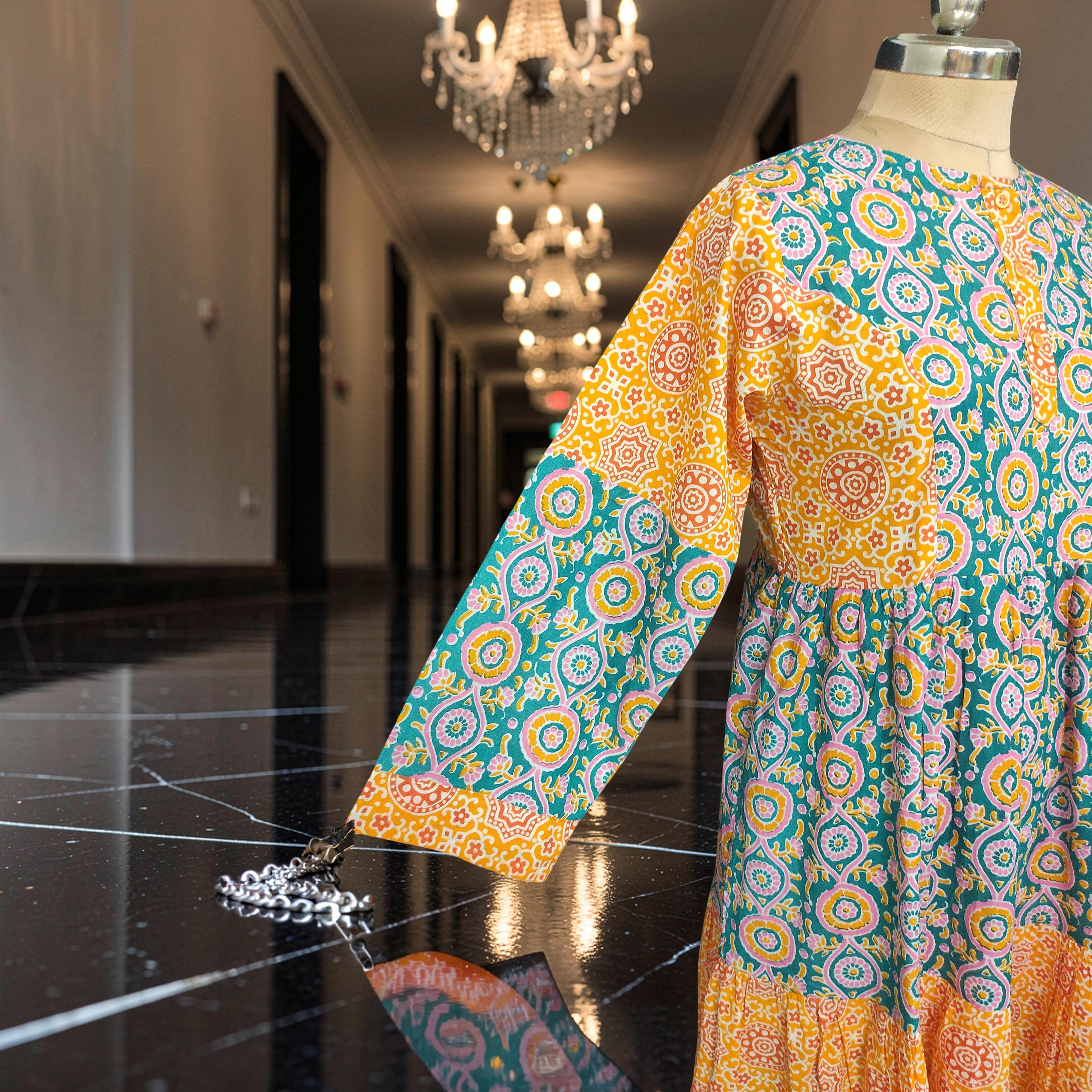 Juhi Cotton Dress Jalabiya