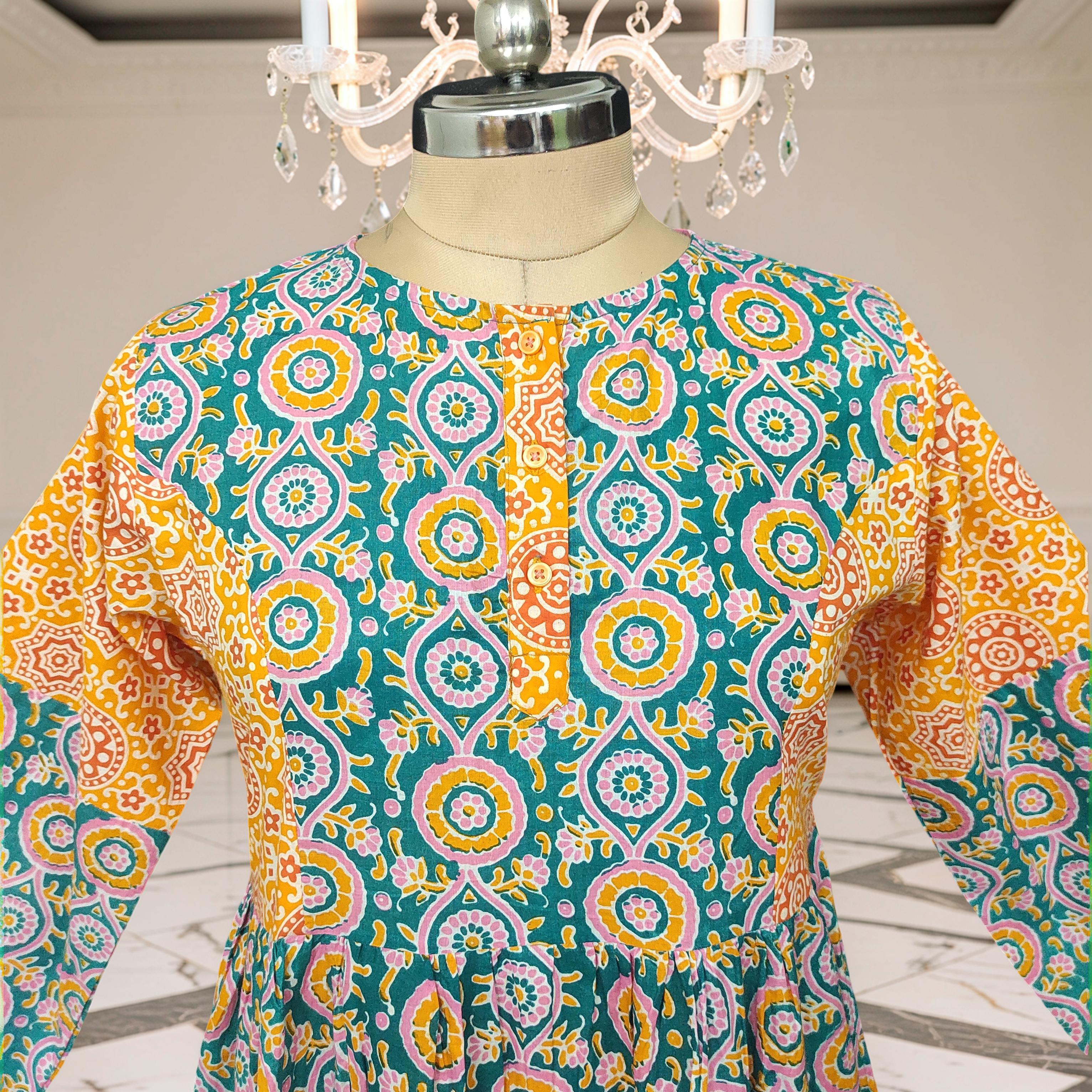 Juhi Cotton Dress Jalabiya
