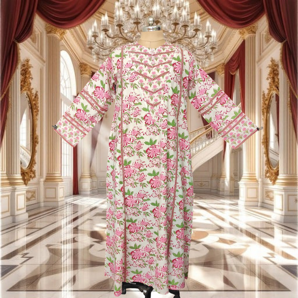 Badriya Cotton Dress Jalabiya