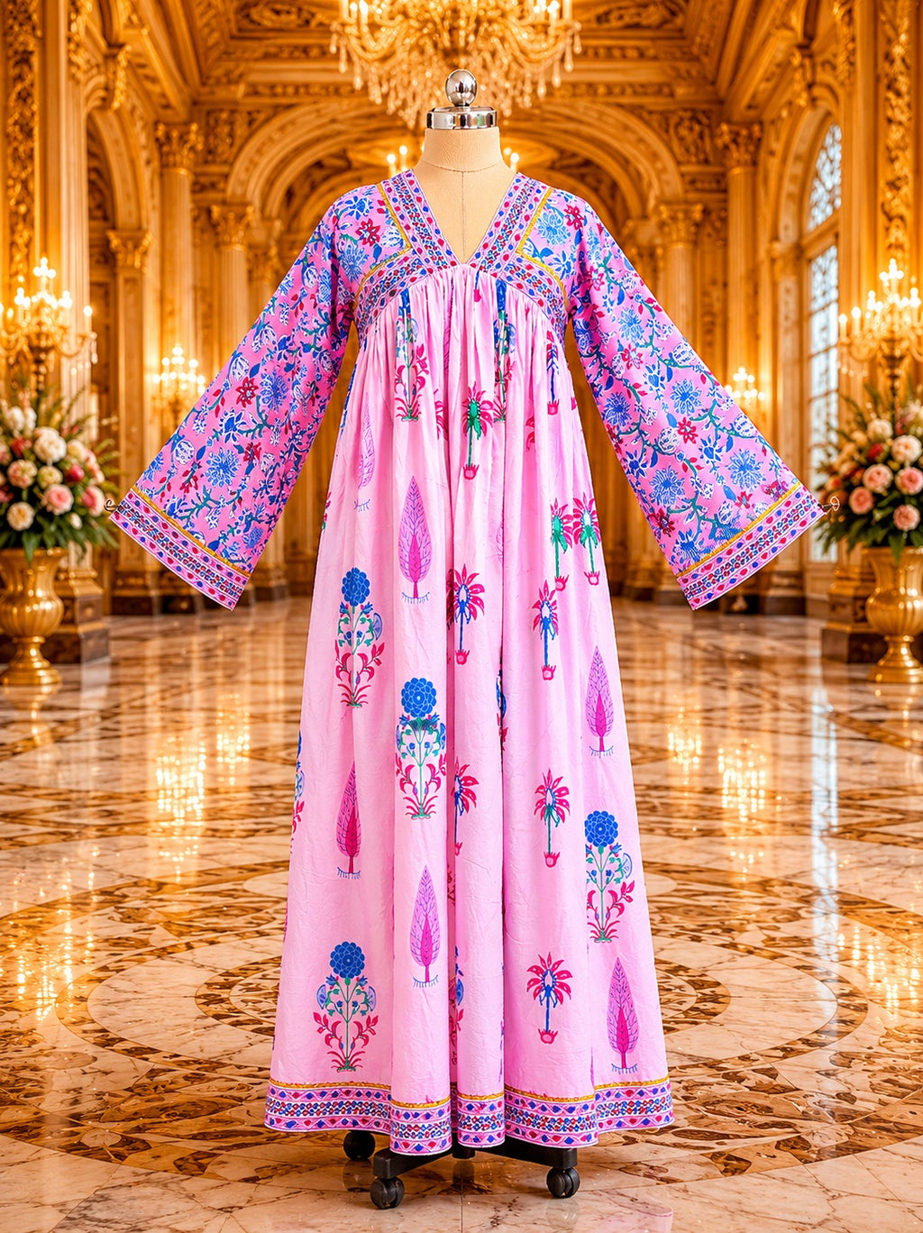 Faika Cotton Dress Jalabiya