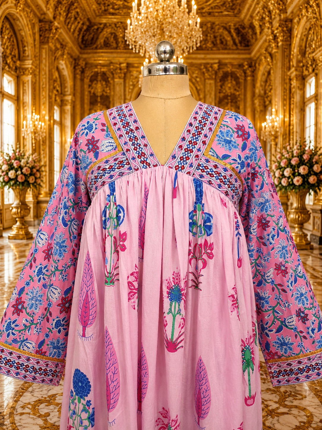 Faika Cotton Dress Jalabiya