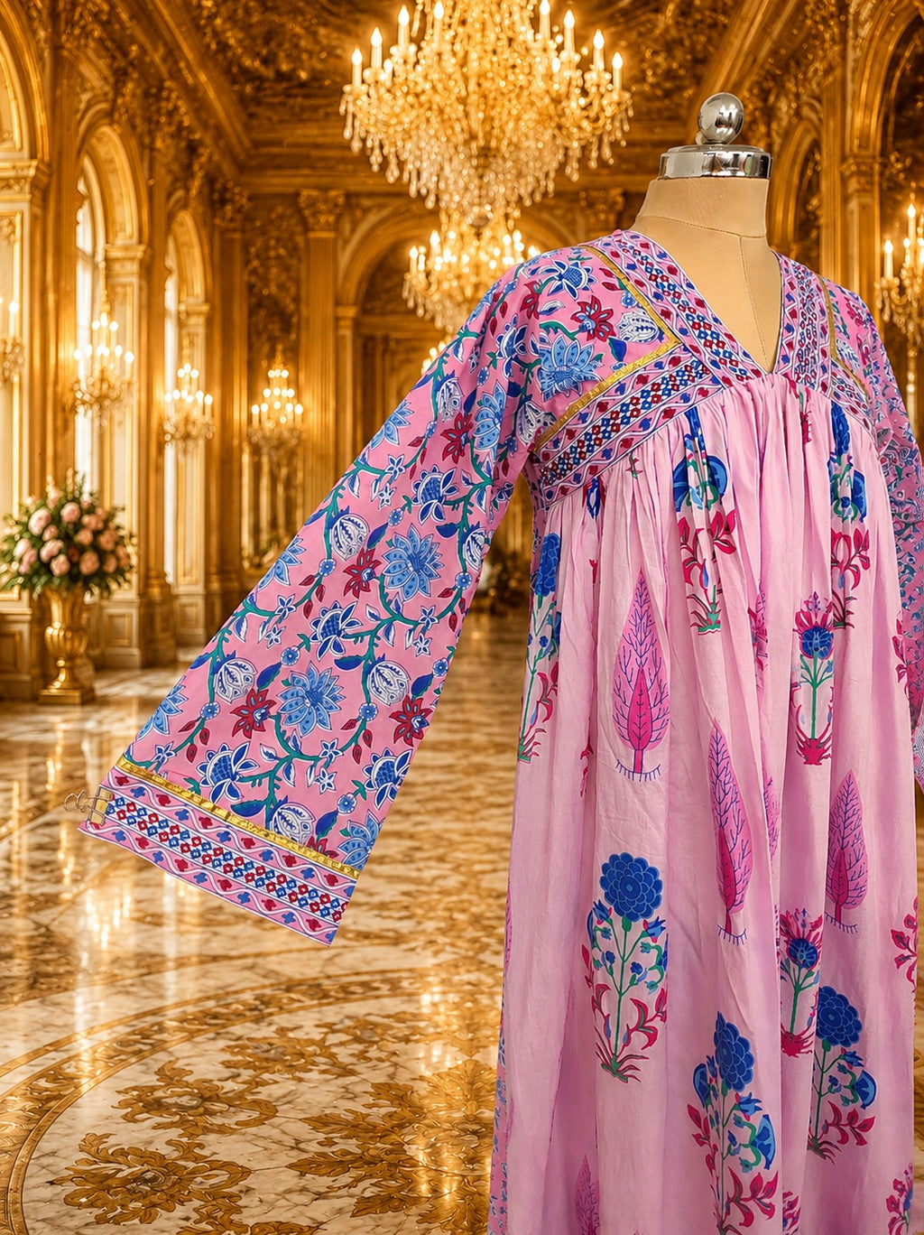 Faika Cotton Dress Jalabiya
